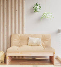 Mittelsofa 120x80 cm Massivholz Kiefer