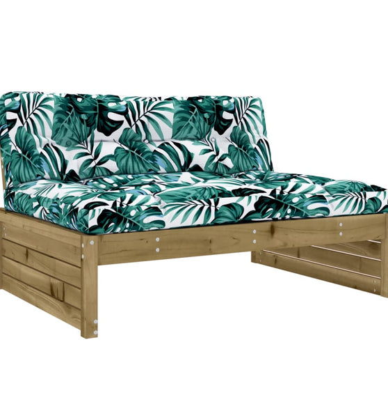 Mittelsofa 120x80 cm Kiefernholz Imprägniert