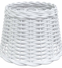 Lampenschirm Weiß Ø30x20 cm Korbweide