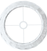 Lampenschirm Weiß Ø38x23 cm Korbweide