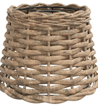 Lampenschirm Braun Ø20x15 cm Korbweide