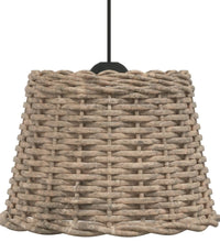 Lampenschirm Braun Ø30x20 cm Korbweide