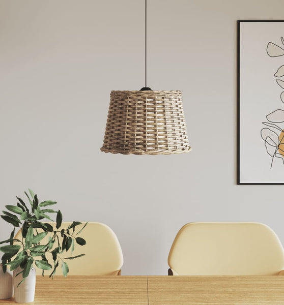 Lampenschirm Braun Ø40x26 cm Korbweide