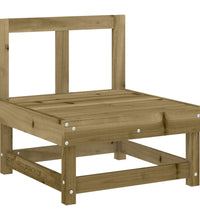 Garten-Mittelsofas 2 Stk. Kiefernholz Imprägniert