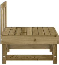 Garten-Mittelsofas 2 Stk. Kiefernholz Imprägniert