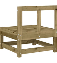 Garten-Mittelsofas 2 Stk. Kiefernholz Imprägniert
