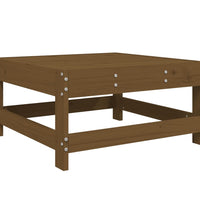 3-tlg. Garten-Lounge-Set Honigbraun Massivholz Kiefer