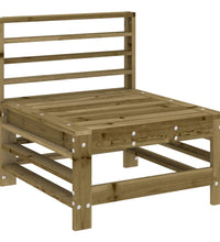 Garten-Mittelsofas 2 Stk. Kiefernholz Imprägniert
