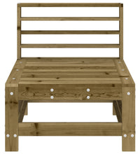 Garten-Mittelsofas 2 Stk. Kiefernholz Imprägniert