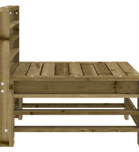 Garten-Mittelsofas 2 Stk. Kiefernholz Imprägniert
