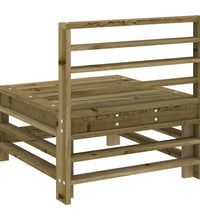 Garten-Mittelsofas 2 Stk. Kiefernholz Imprägniert