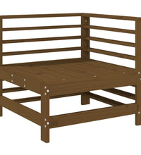 3-tlg. Garten-Lounge-Set Honigbraun Massivholz Kiefer