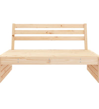 Garten-Mittelsofa 120x80 cm Massivholz Kiefer
