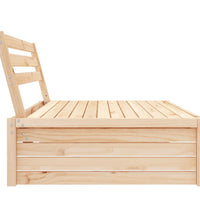 Garten-Mittelsofa 120x80 cm Massivholz Kiefer