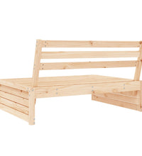 Garten-Mittelsofa 120x80 cm Massivholz Kiefer