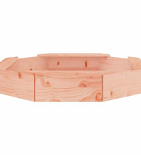 Sandkasten mit Sitzen Achteck Massivholz Douglasie
