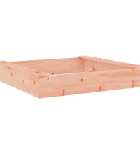 Sandkasten mit Sitzen Quadratisch Massivholz Douglasie