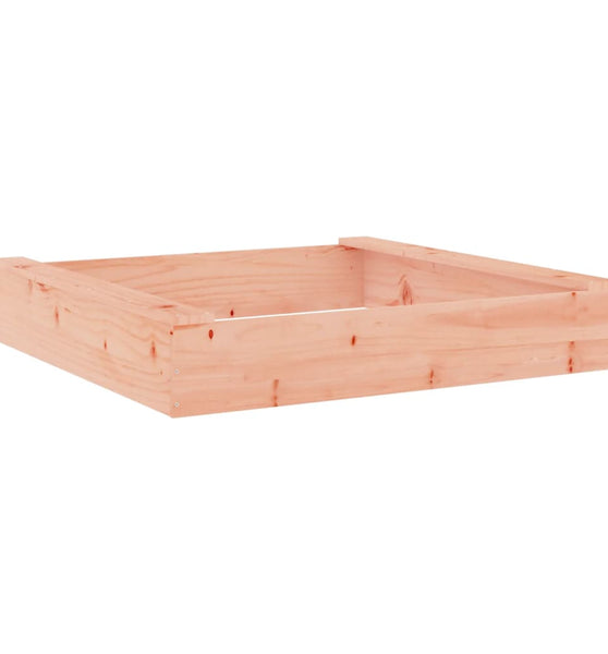 Sandkasten mit Sitzen Quadratisch Massivholz Douglasie