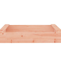 Sandkasten mit Sitzen Quadratisch Massivholz Douglasie