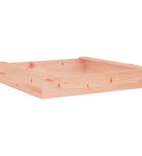 Sandkasten mit Sitzen Quadratisch Massivholz Douglasie