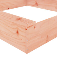 Sandkasten mit Sitzen Quadratisch Massivholz Douglasie