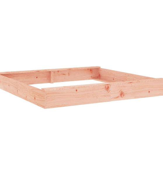 Sandkasten mit Sitzen Quadratisch Massivholz Douglasie
