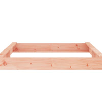 Sandkasten mit Sitzen Quadratisch Massivholz Douglasie