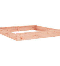 Sandkasten mit Sitzen Quadratisch Massivholz Douglasie