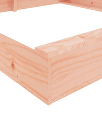 Sandkasten mit Sitzen Quadratisch Massivholz Douglasie