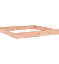 Sandkasten mit Sitzen Quadratisch Massivholz Douglasie