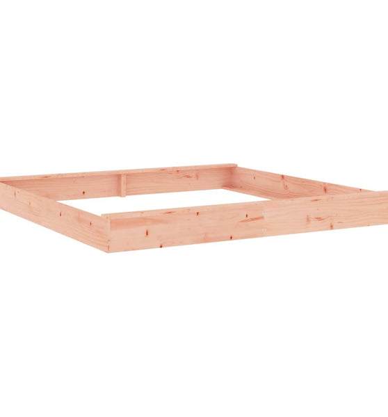 Sandkasten mit Sitzen Quadratisch Massivholz Douglasie