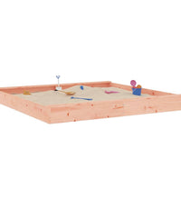 Sandkasten mit Sitzen Quadratisch Massivholz Douglasie