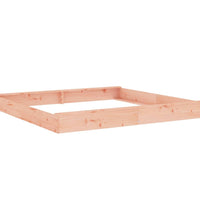 Sandkasten mit Sitzen Quadratisch Massivholz Douglasie