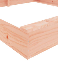 Sandkasten mit Sitzen Quadratisch Massivholz Douglasie