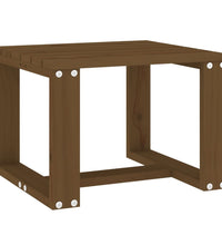 Garten-Beistelltisch Honigbraun 40x38x28,5 cm Massivholz Kiefer