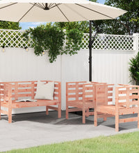 3-tlg. Garten-Lounge-Set Massivholz Douglasie