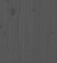 Hochbeet Grau 121x30x38 cm Massivholz Kiefer