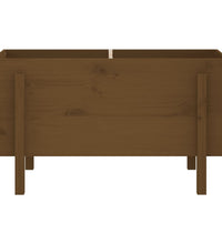 Hochbeet Honigbraun 101x50x57 cm Massivholz Kiefer