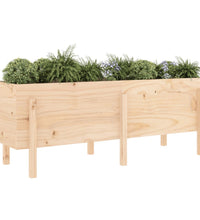 Hochbeet 160x50x57 cm Massivholz Kiefer