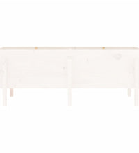 Hochbeet Weiß 160x50x57 cm Massivholz Kiefer