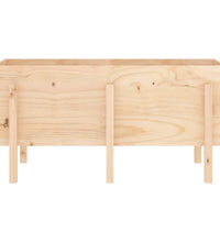Hochbeet 121x50x57 cm Massivholz Kiefer