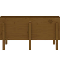 Hochbeet Honigbraun 121x50x57 cm Massivholz Kiefer