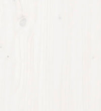 Hochbeet Weiß 101x30x69 cm Massivholz Kiefer
