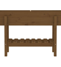 Hochbeet Honigbraun 101x30x69 cm Massivholz Kiefer