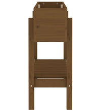 Hochbeet Honigbraun 101x30x69 cm Massivholz Kiefer