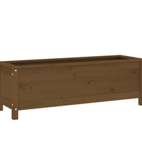 Hochbeet Honigbraun 119,5x40x39 cm Massivholz Kiefer