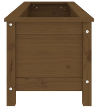Hochbeet Honigbraun 119,5x40x39 cm Massivholz Kiefer