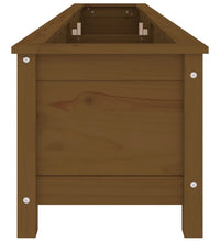 Hochbeet Honigbraun 199,5x40x39 cm Massivholz Kiefer