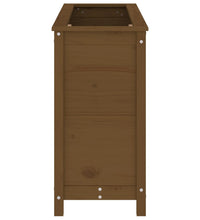 Hochbeet Honigbraun 119,5x40x78 cm Massivholz Kiefer