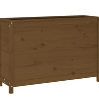 Hochbeet Honigbraun 119,5x40x78 cm Massivholz Kiefer